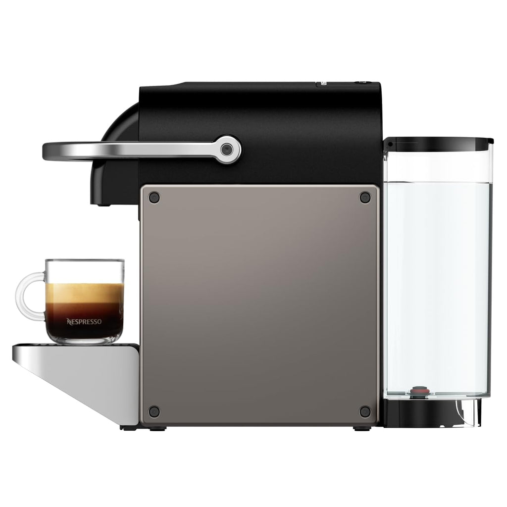 Machine à Café Pixie Gris Titane YY5290FD - 19 Bars, Expresso et Lungo, Kit de Bienvenue Inclus