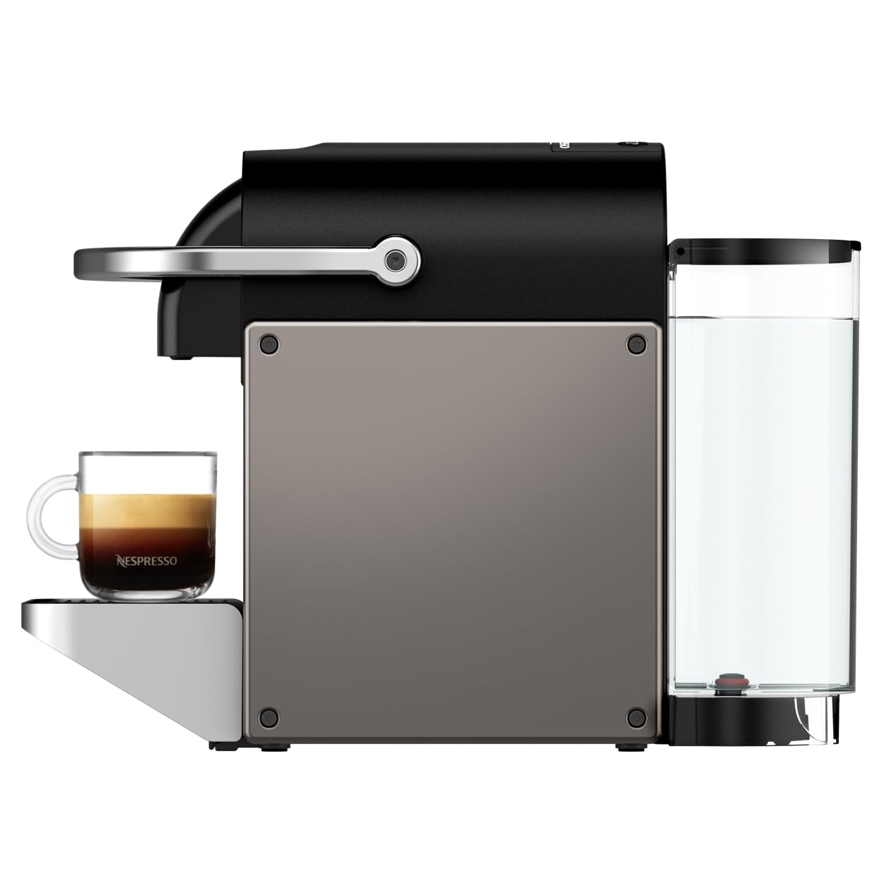Machine à Café Pixie Gris Titane YY5290FD - 19 Bars, Expresso et Lungo, Kit de Bienvenue Inclus