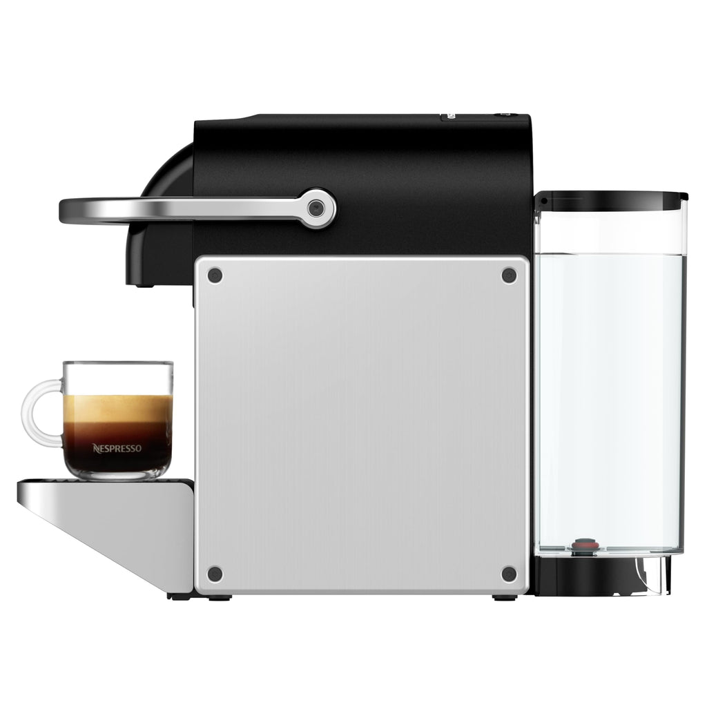 Cafetière à Dosette Pixie EN127.S Entièrement Automatique - Réservoir 1 L, 19 Bars - Argent