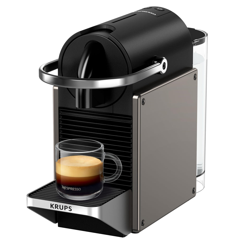 Machine à Expresso Pixie Titan 1260 W - Réservoir 0,7 L, Recettes Programmables, Arrêt Automatique - Métal, XN306TK