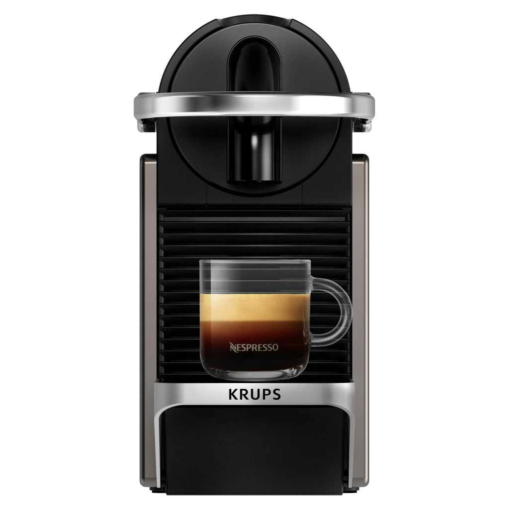 Machine à Café Pixie Gris Titane YY5290FD - 19 Bars, Expresso et Lungo, Kit de Bienvenue Inclus